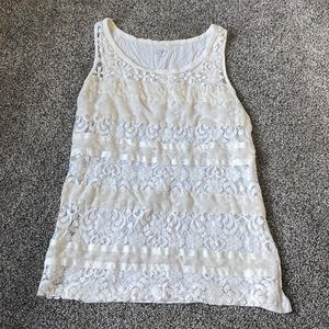Loft Lace Tank NWOT